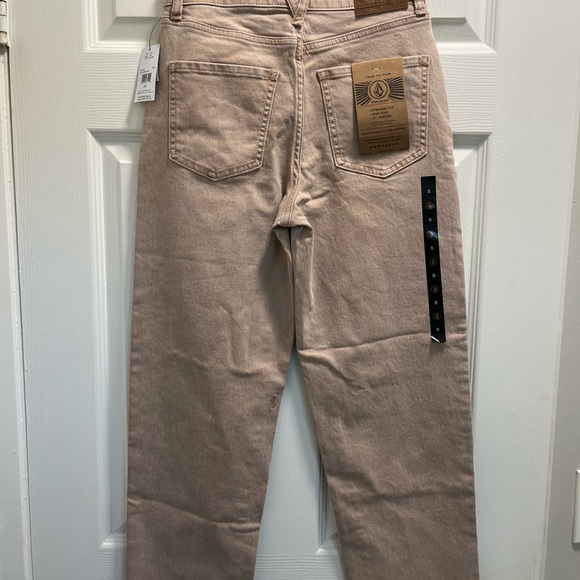 Volcom Straight Leg Jean - High Rise - in Mocha - Picture 11 of 11